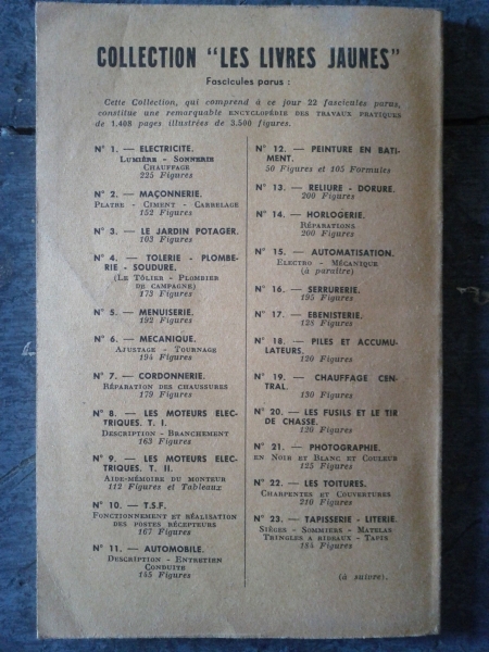 Verso livre cordonnier