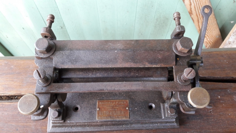 Machine à parer, bomber, jonctionner (avant nettoyage)