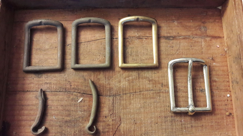 Boucles laiton - Les étapes de la transformation
