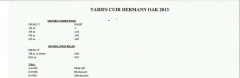 TARIFS HERMANN OAK LEATHER 2013 page 2
