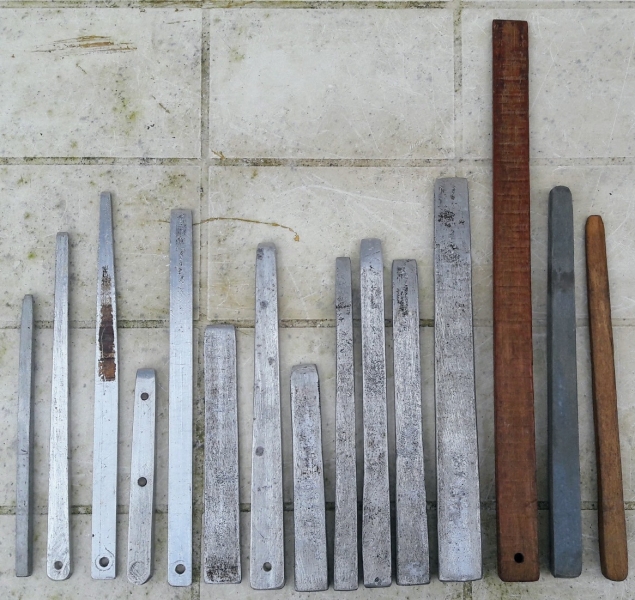 Mandrins : alu, bois et plastique