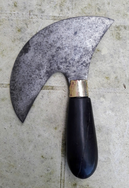 Couteau à pied hirondelle (après)