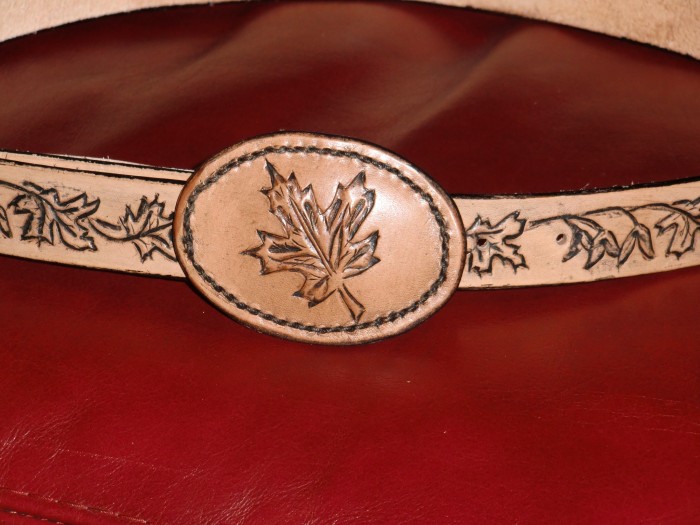 ceinture tanné végétal 4mm